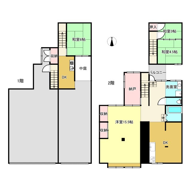 26/10/1NEW　戸建　高山市本町3丁目　2,000万円の間取り