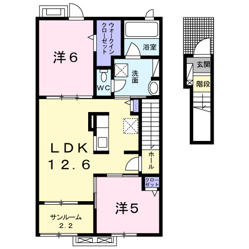 シュエットの間取り
