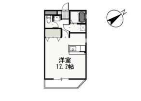 ヴィクトワール南方の間取り