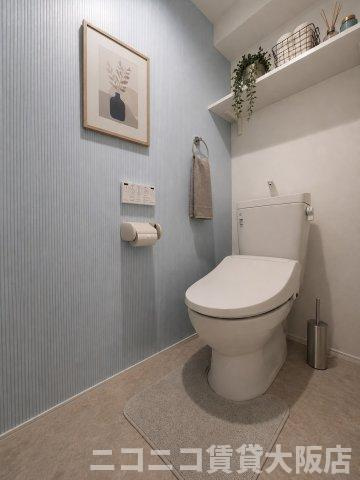 ハーモニーテラス梅園町のトイレ|CG画像です。家具家電付きではありません