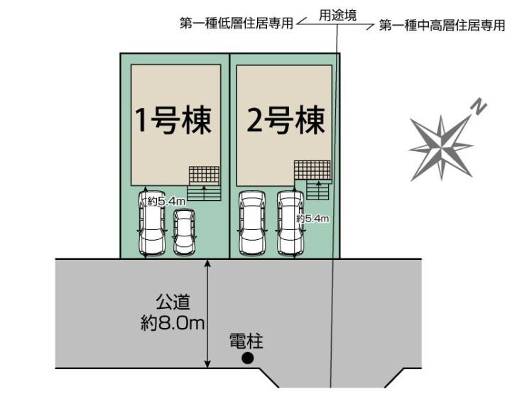 八千代市勝田台４丁目の区画図