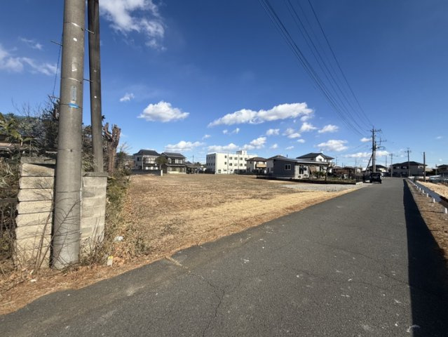 【前面道路含む現地写真】 | 加須市上高柳　新築戸建　全5棟　5号棟