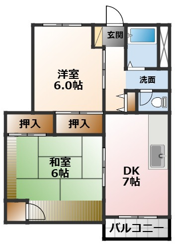 【間取り】 | 西甲子園ハイツ