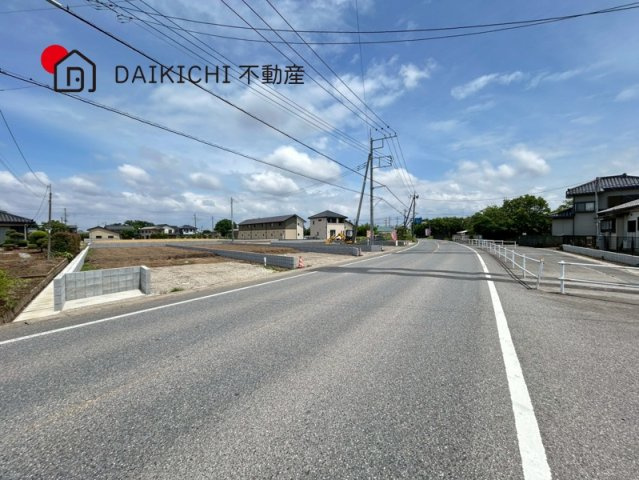 【前面道路含む現地写真】 | 加須市北下新井　新築戸建　全5棟　5号棟