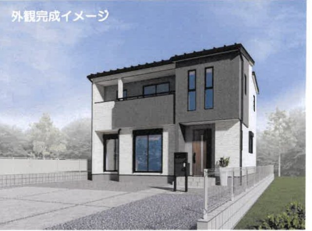 【外観パース】 | 加須市三俣１丁目　新築戸建　全8棟　6号棟 | 6号棟