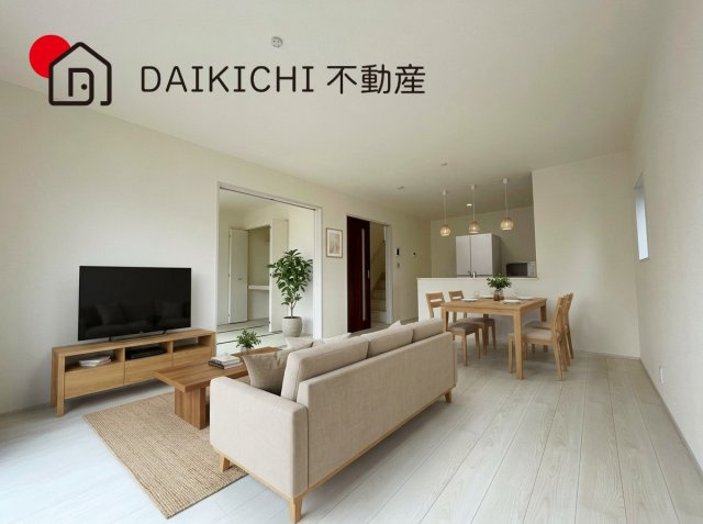 【キッチン】 | 加須市多門寺　Livele Garden.S　新築戸建　全6棟　5号棟 | ※CGで加工しています。※家具付き販売ではございません。								