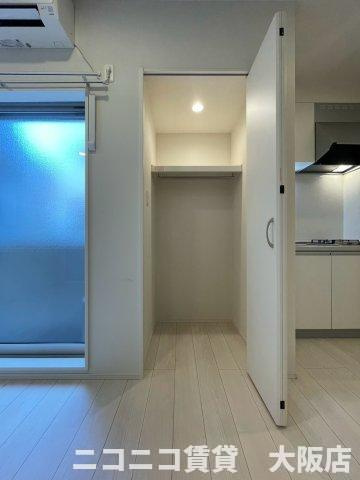 大阪市西淀川区姫島１丁目のアパートの収納