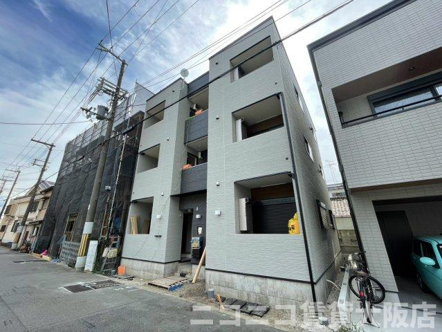 大阪市平野区平野市町１丁目のアパートの外観