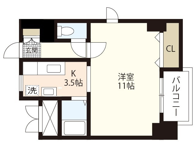 カーサ・フィオーレ表町の間取り
