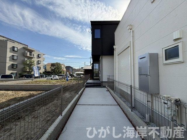 茅ヶ崎市西久保　新築戸建　全４棟の前面道路含む現地写真|現地外観