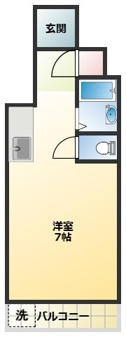 コーポ岩永の間取り