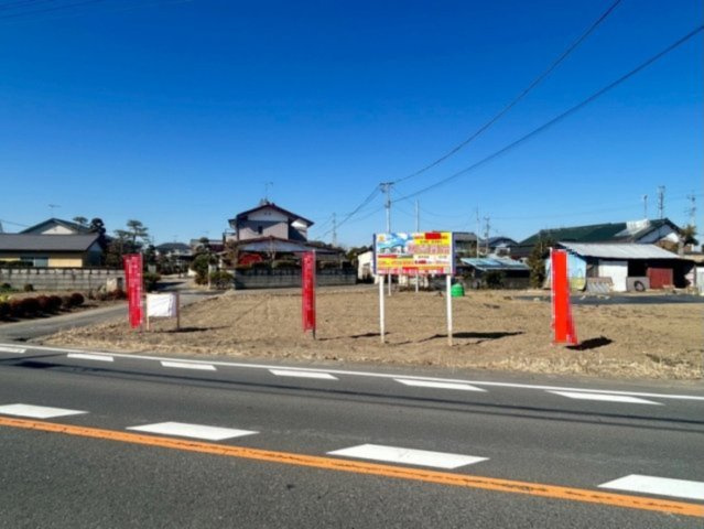 【前面道路含む現地写真】 | 加須市正能【2区画】　新築戸建　全2棟　1号棟