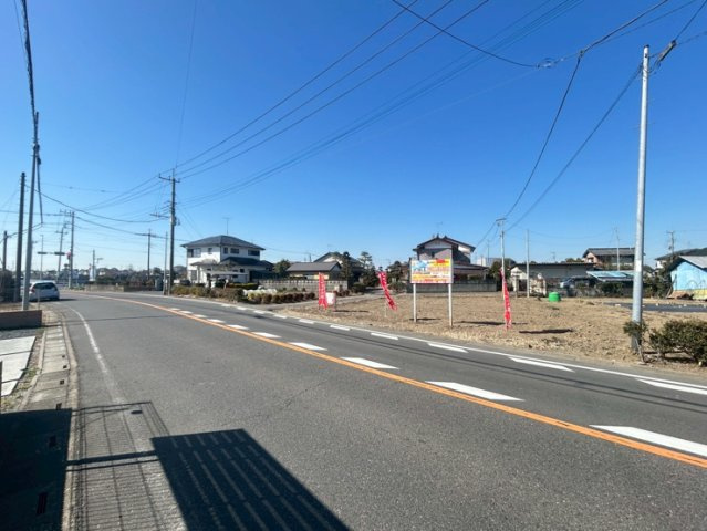 【前面道路含む現地写真】 | 加須市正能【2区画】　新築戸建　全2棟　1号棟