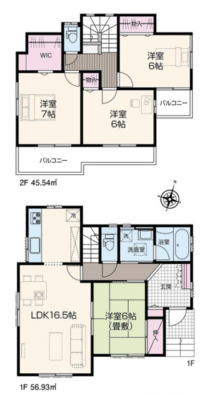 【間取り】 | 加須市久下5丁目　中古戸建
