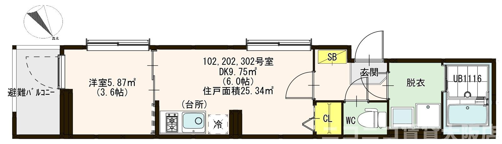 ハーモニーテラス諏訪Ⅱの間取り