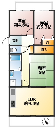 ガーデンビラ舞子の間取り