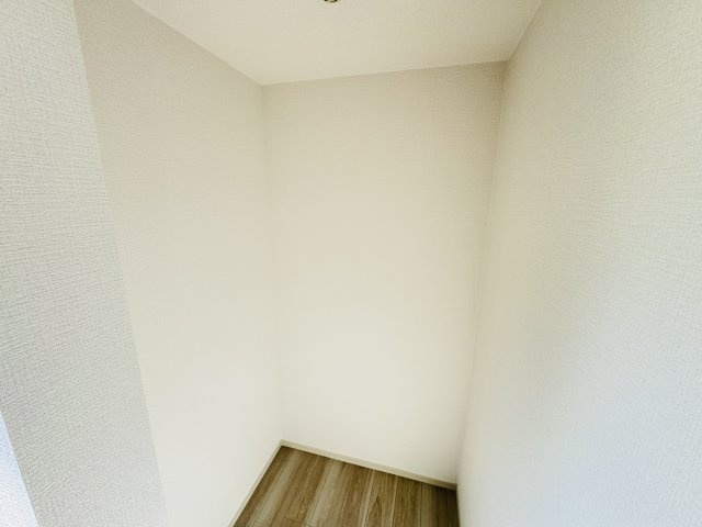 柏市柏新築戸建【高田小学校：7分】の収納|5.6帖洋室・ウォークインクローゼット