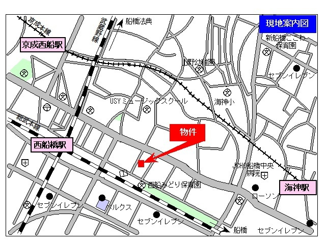 レジデンスｏｈａｎａの地図|★案内図★