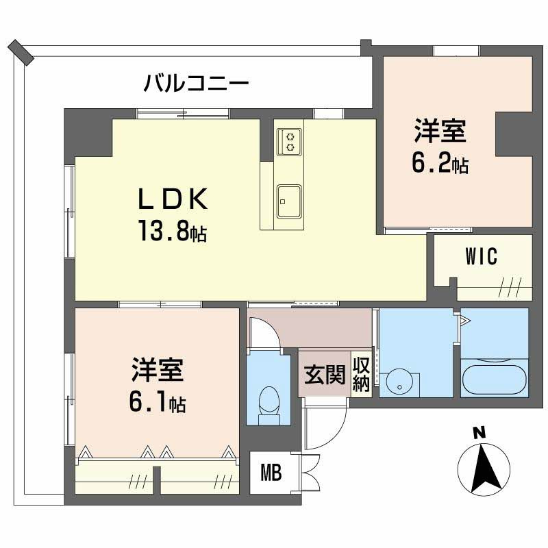 ヴィオーラ中山下 の間取り