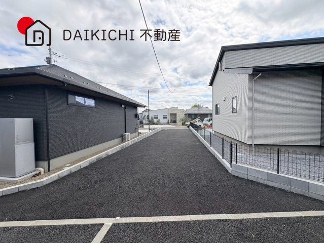 【前面道路含む現地写真】 | 加須市下高柳第3　CRADLE GARDEN　新築戸建　全3棟　1号棟