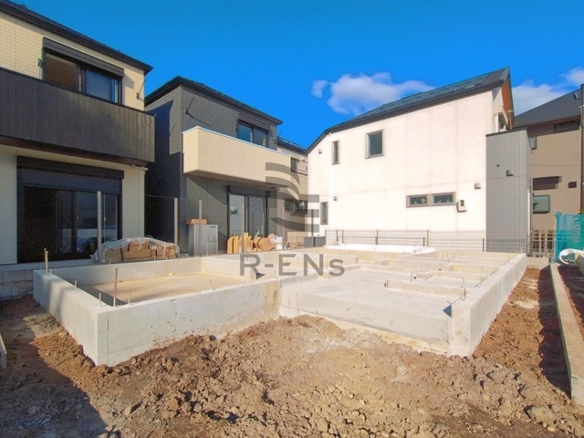 【外観】 | 練馬区高松６丁目　新築戸建て　４号棟 | 建築中