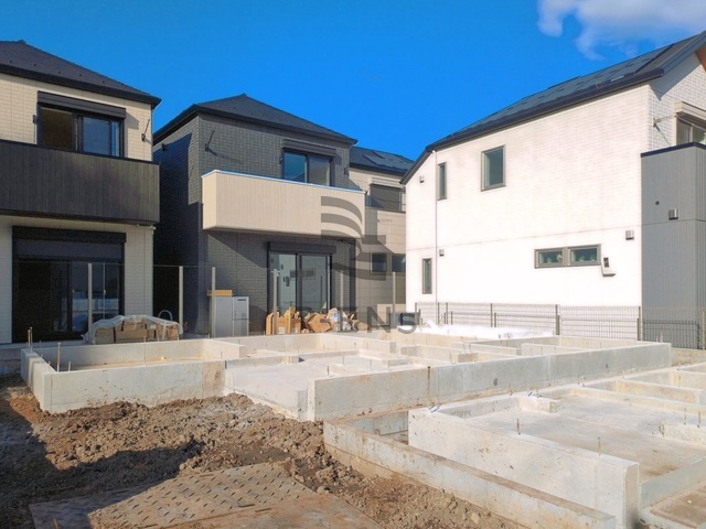 【外観】 | 練馬区高松６丁目　新築戸建て　４号棟 | 建築中