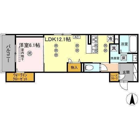 シエロアスールの間取り