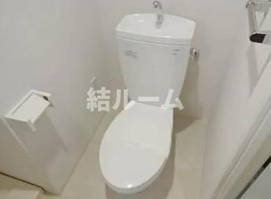 板橋区中丸町の賃貸マンションのトイレ|別号室参考写真