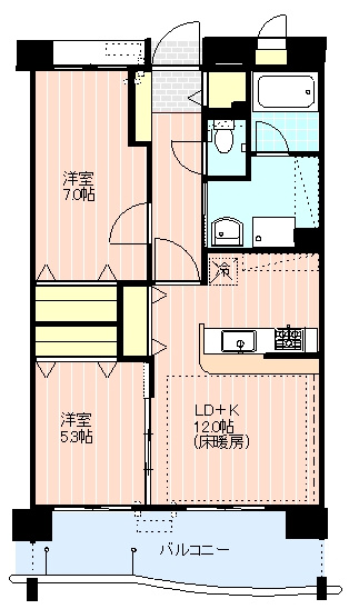 サントル野川の間取り
