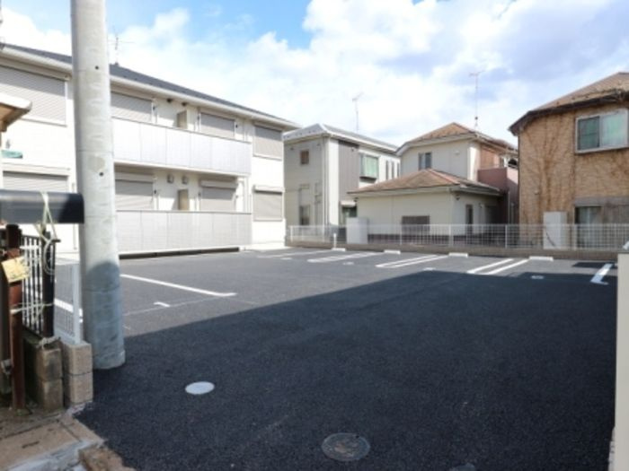 オーク大島田Bの駐車場|駐車スペースもあります