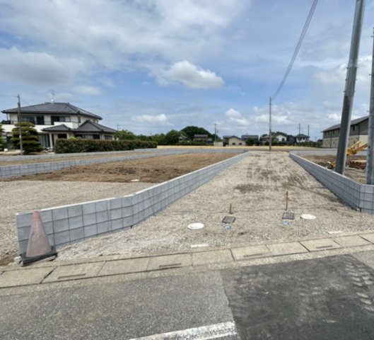 【前面道路含む現地写真】 | 加須市北下新井　新築戸建　全5棟　3号棟