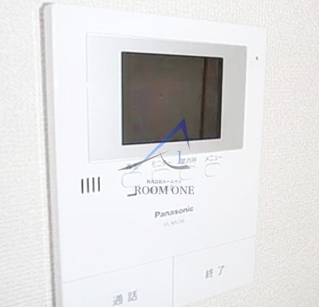 マイステージ南篠崎のセキュリティ|モニター付きインターホンです。