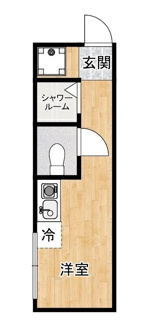 【間取り】 | ＣＯＲＤＥＡ町屋 | 間取りです。