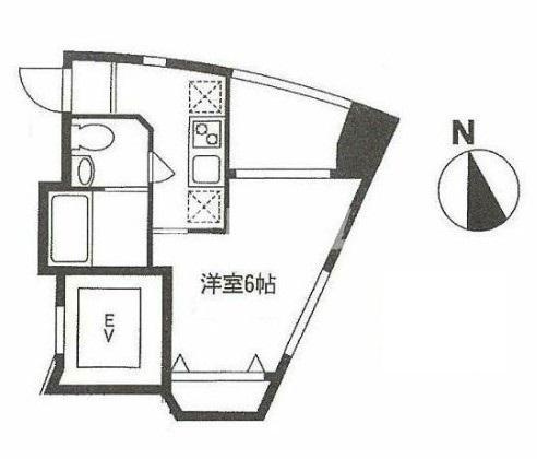 豊島区西池袋４丁目の賃貸マンションの間取り