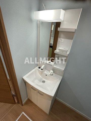 川崎市多摩区中野島１丁目のアパートの洗面所|★お部屋探しはオールマイト不動産までご相談下さい♪