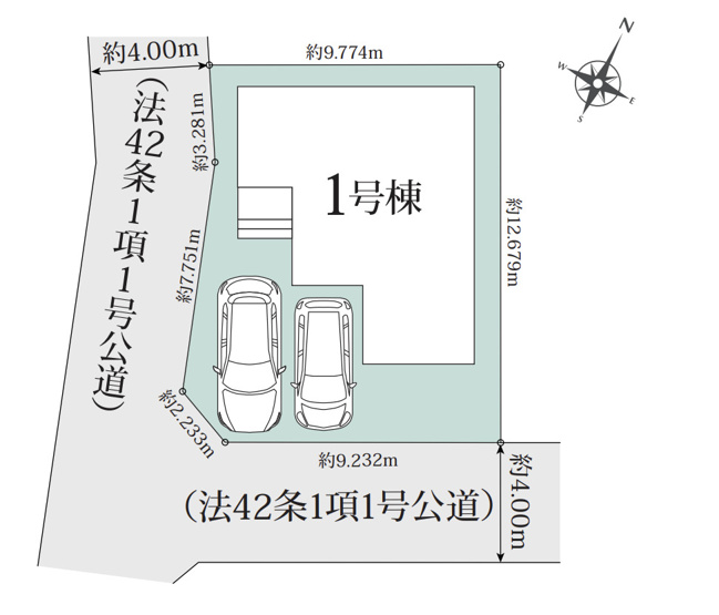 【区画図】 | 桶川市坂田14期　新築戸建　全1棟　1号棟