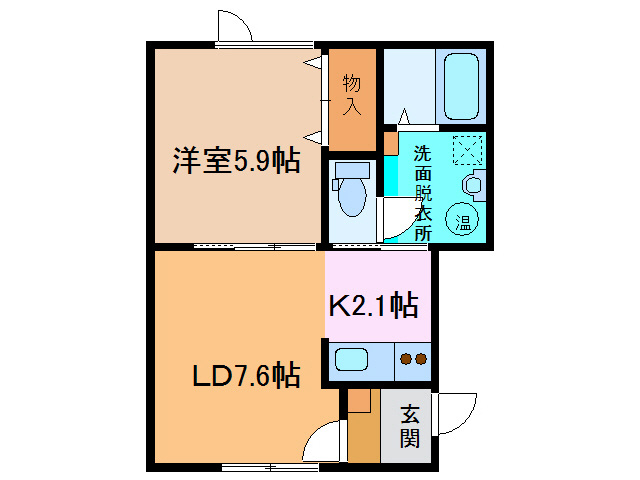 ガーデン⑥の間取り