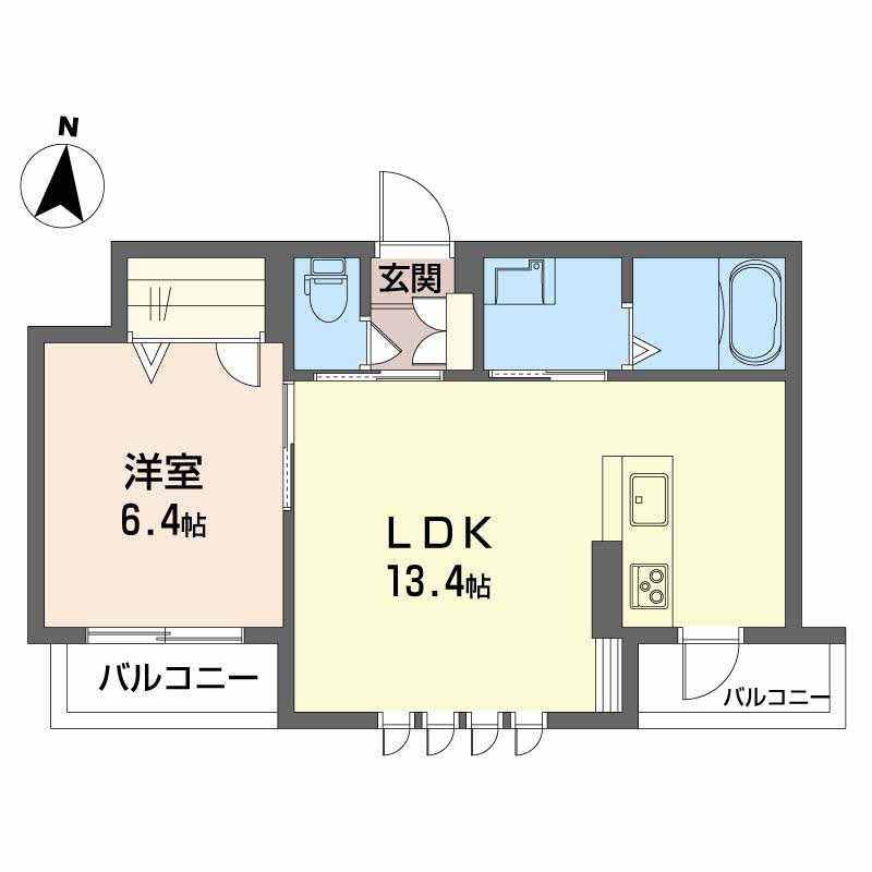 クレアーレ の間取り