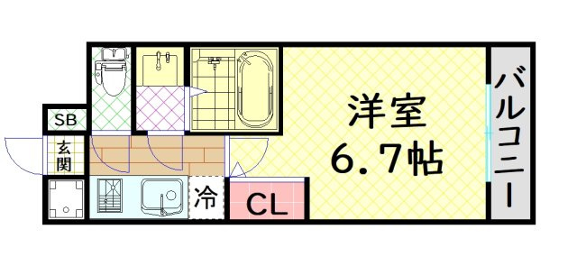 【間取り】 | エスリード大阪フェリス