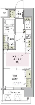 【間取り】 | アーバネックス大阪天満宮Ⅱ
