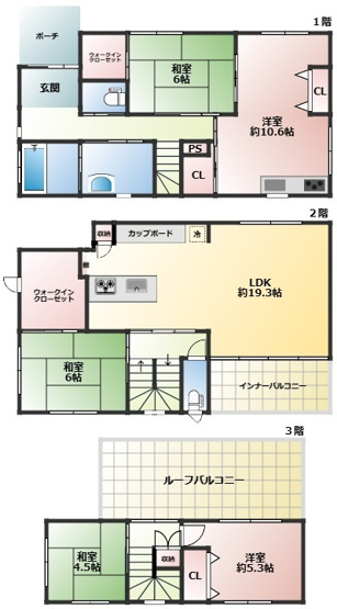 【間取り】 | 明石市西明石南町1丁目