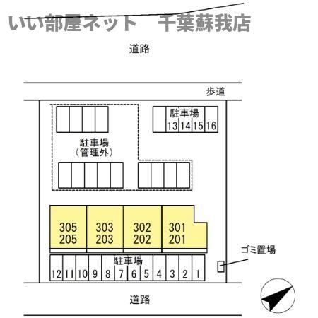 プランドールⅡの区画図|同メーカー施工イメージ画像です！