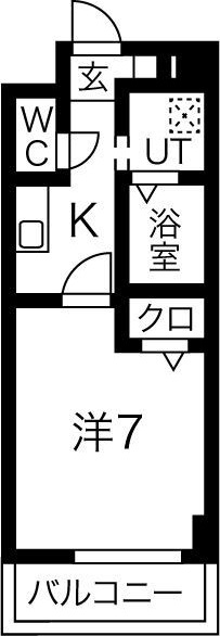 フォレスタ杁ヶ池の間取り