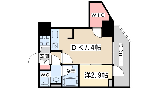 【間取り】 | シーズンフラッツ梅田イースト