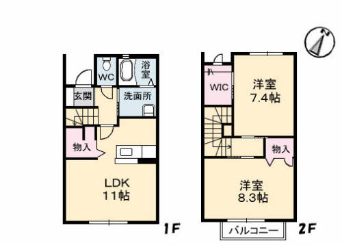 【間取り】 | メリーメゾン