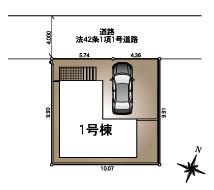 幸手市東第24　新築一戸建て　クレイドルガーデンの区画図|全1棟