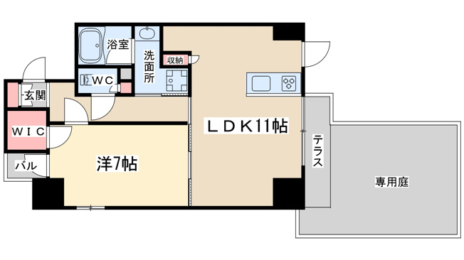 【間取り】 | レシェンテ西梅田