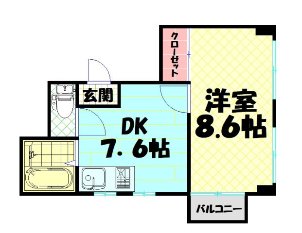 【間取り】 | パルミエール岸里