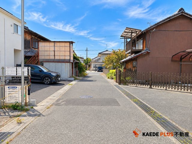 【カエデプラス不動産】近江八幡市八幡町の前面道路含む現地写真