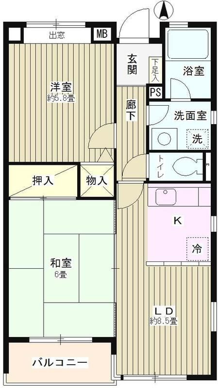 メゾンさくらの間取り